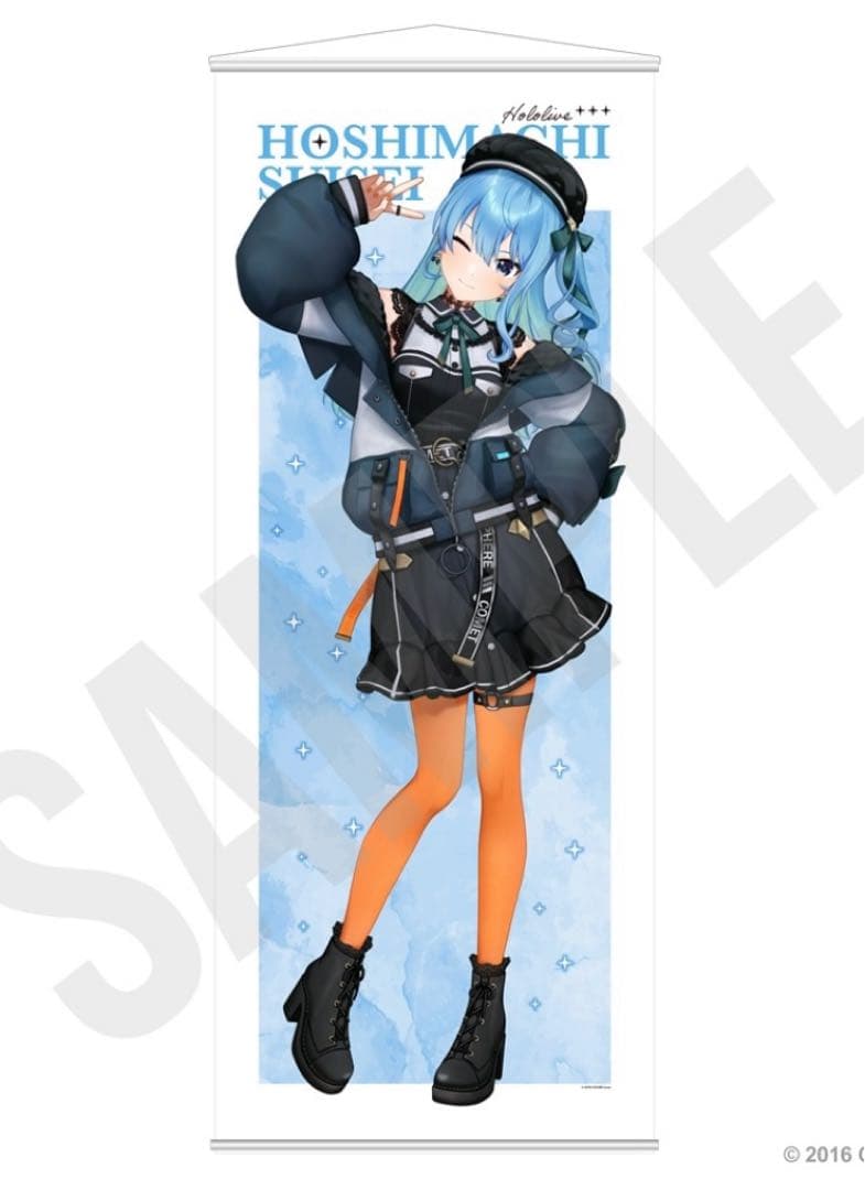 ホロライブ SHIBUYA TSUTAYA 星街すいせい 特大タペストリー