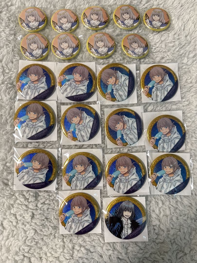 【24時間以内発送】　FGO 霊基召喚缶バッジ　ガチャメイト　オベロン