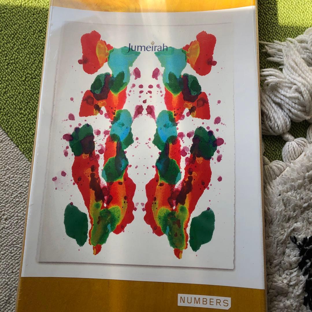 2026【SALE】NUMBERS スケートボードデッキ　8.3×32.12