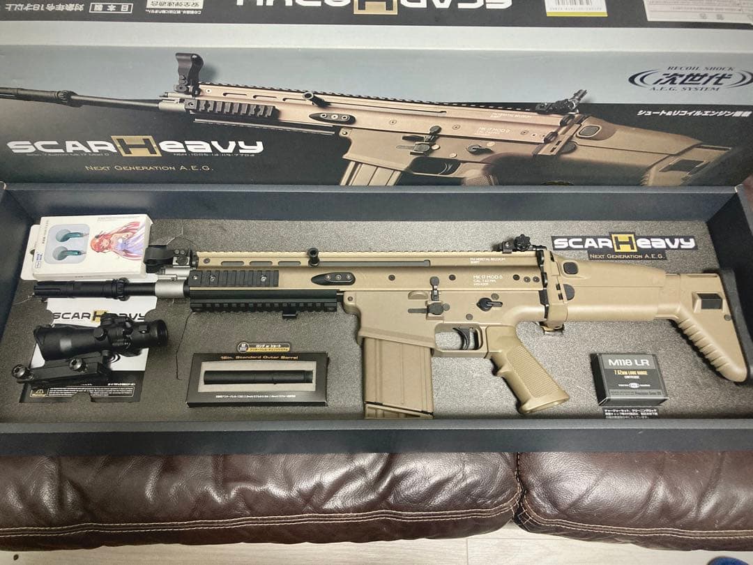 【おまけ付】東京マルイ 次世代電動ガン SCAR-H FDE + ACOG