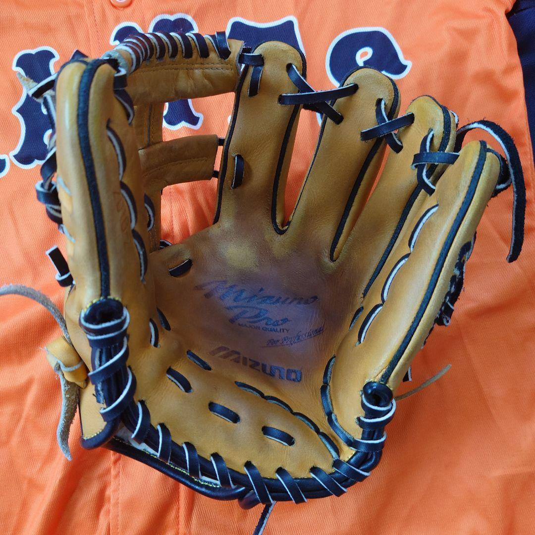 NPBプロ野球　選手支給硬式グローブ　ミズノ