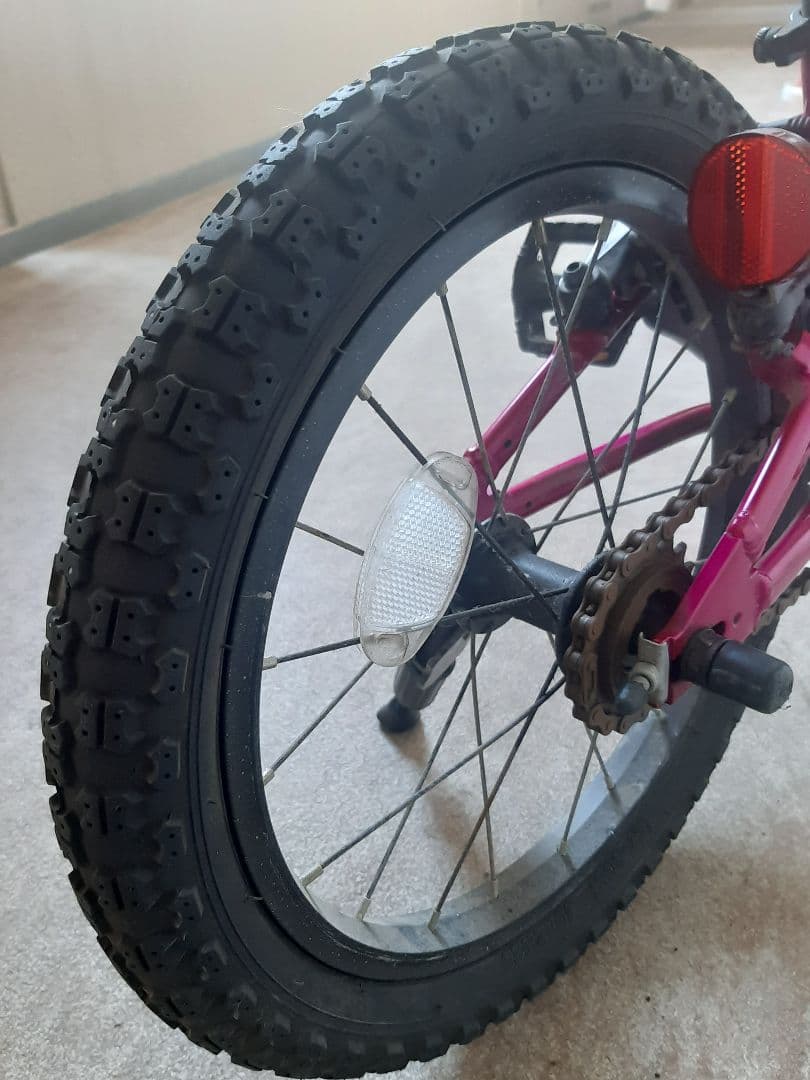 ヨツバサイクル　16インチ　ピンク