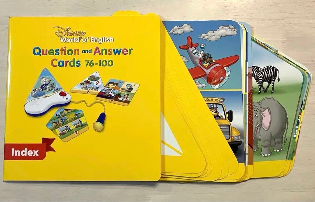 最新版　ディズニー英語システム　Ｑ＆Ａカード　dwe トークアロング