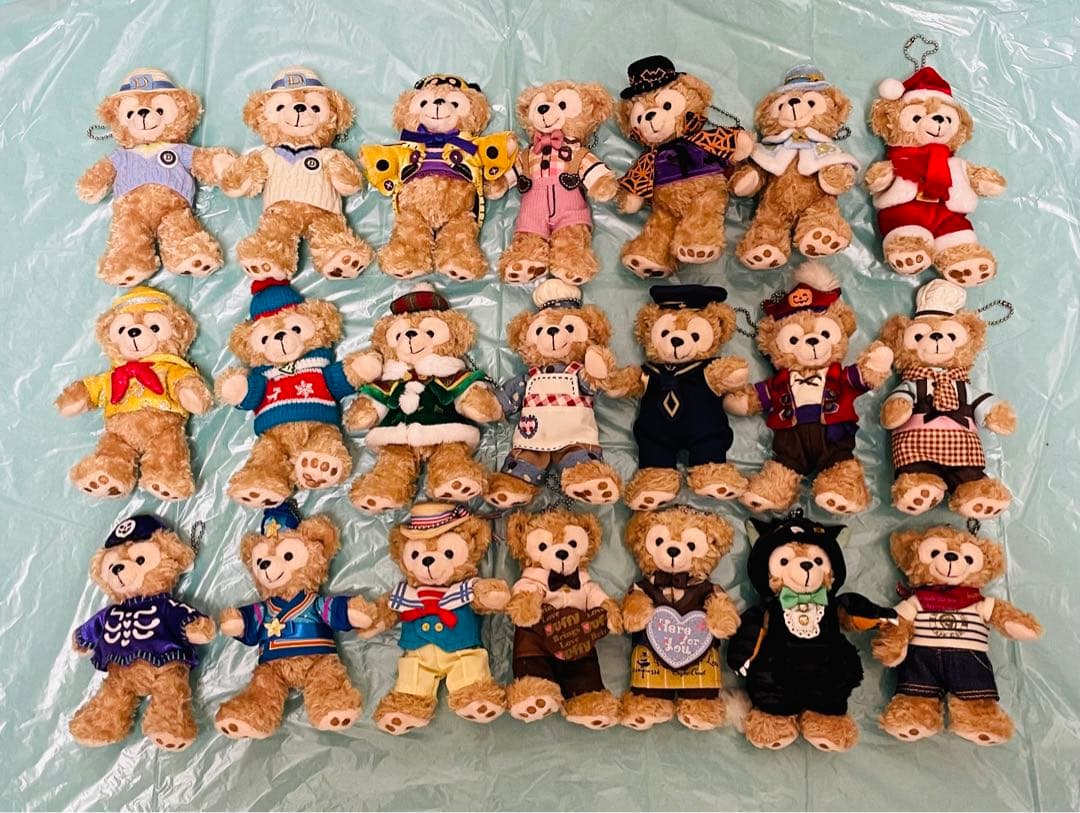 ディズニーシー　ダッフィー　ぬいぐるみバッジ　まとめ売り