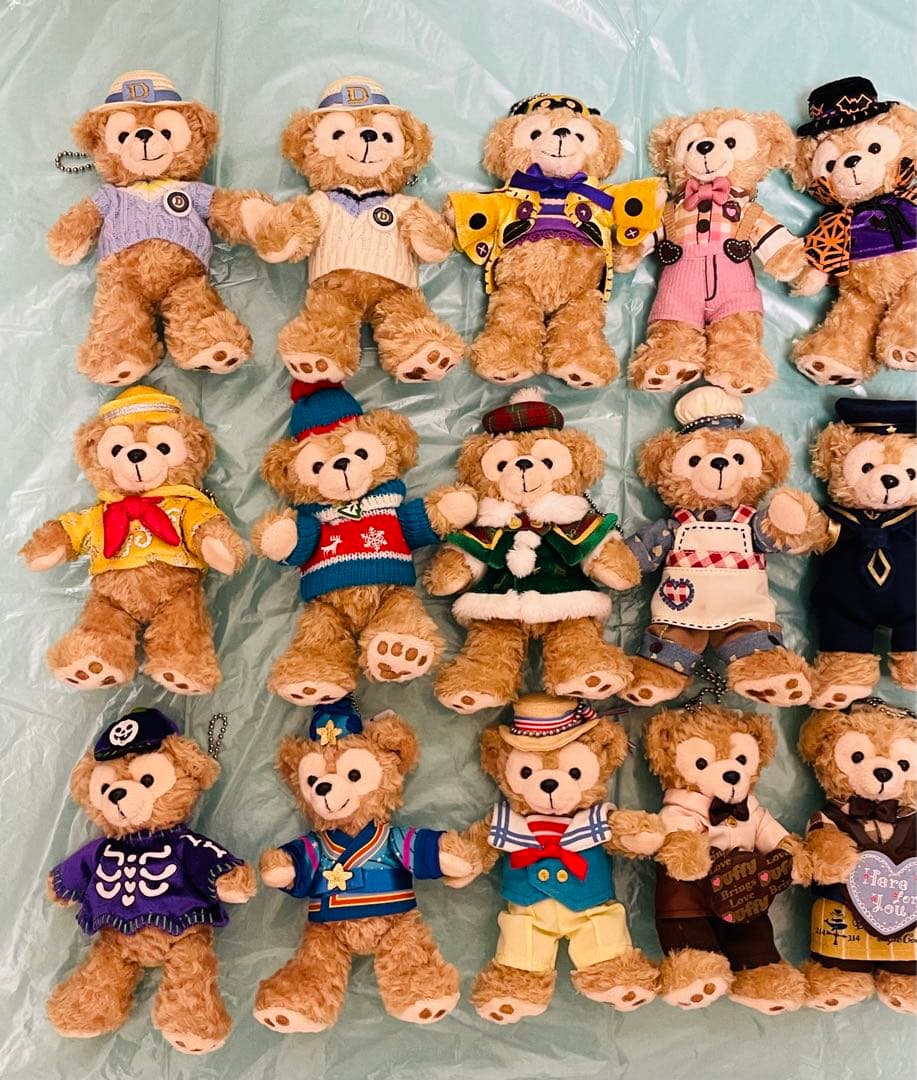 ディズニーシー　ダッフィー　ぬいぐるみバッジ　まとめ売り
