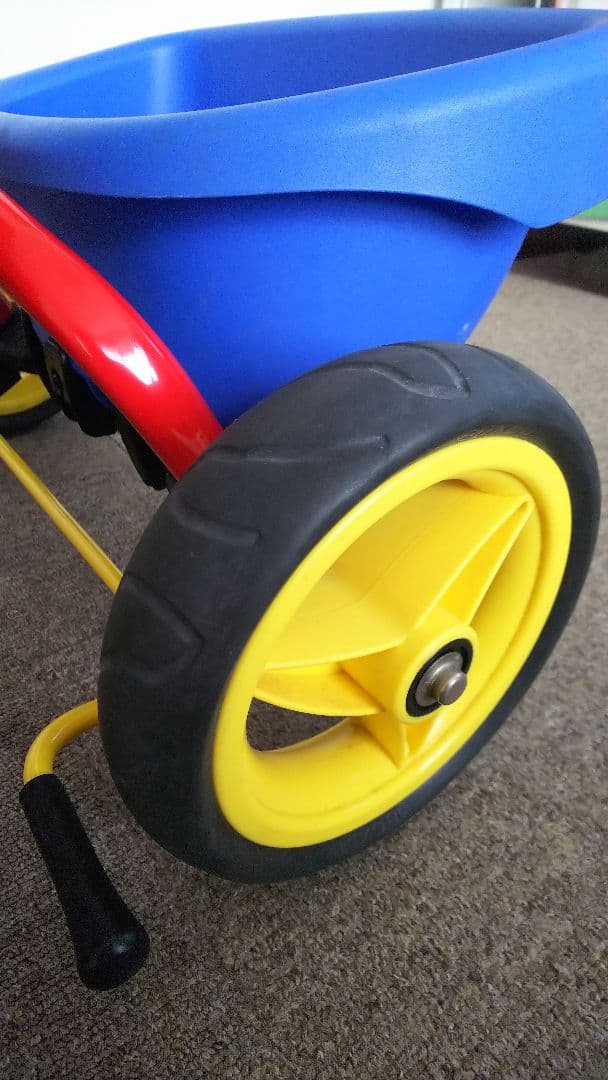 PUKY 三輪車 手押し可能 ドイツ製 前かご 後ろかご付き