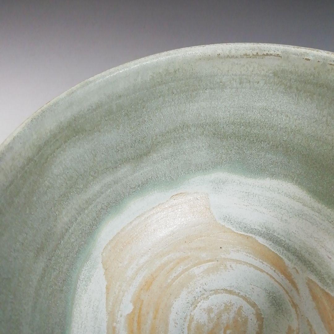 Ｔ７０５　茶碗　『象牙色釉　茶碗』『九谷焼』『伊豆蔵寿郎 造』共箱　抹茶碗　茶道