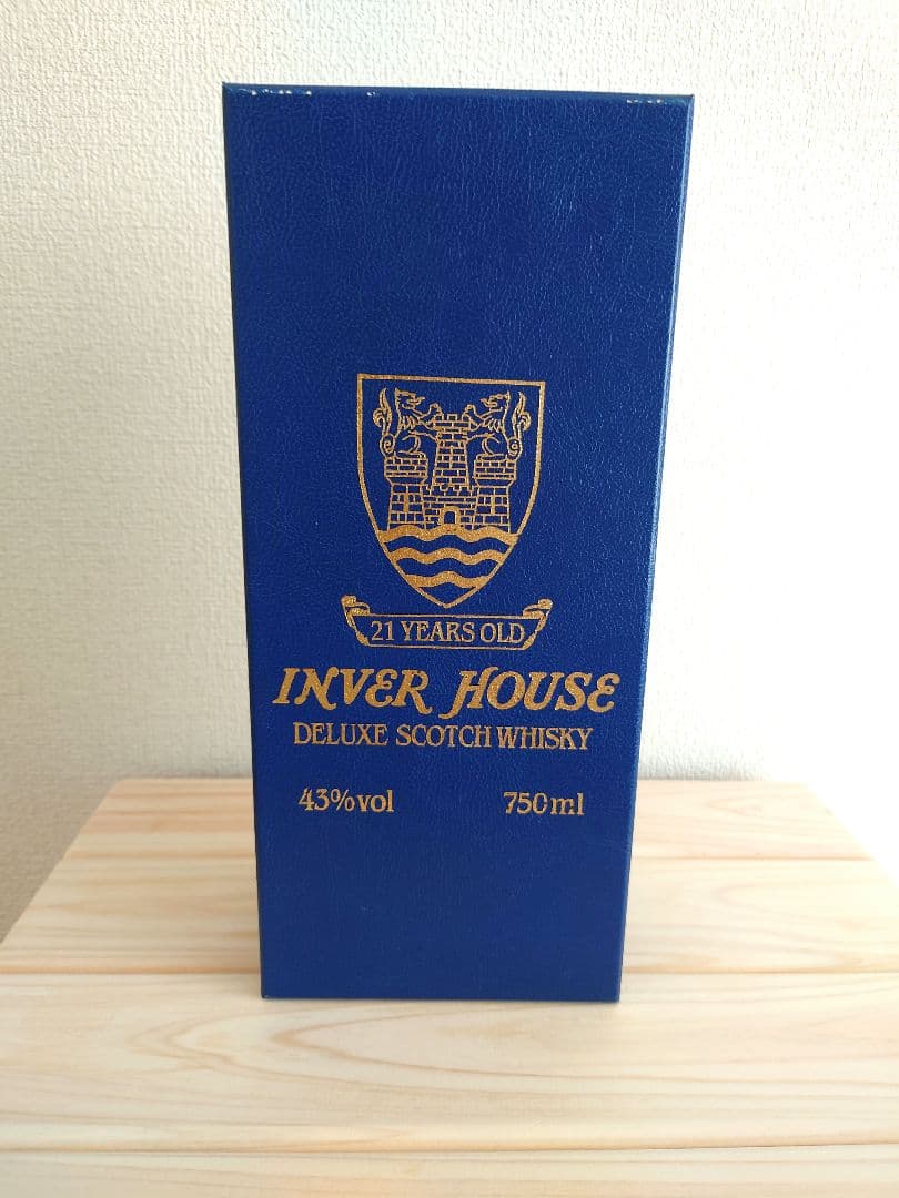 インバーハウス21年 デラックススコッチウイスキー 750ml 替え栓・外箱付き