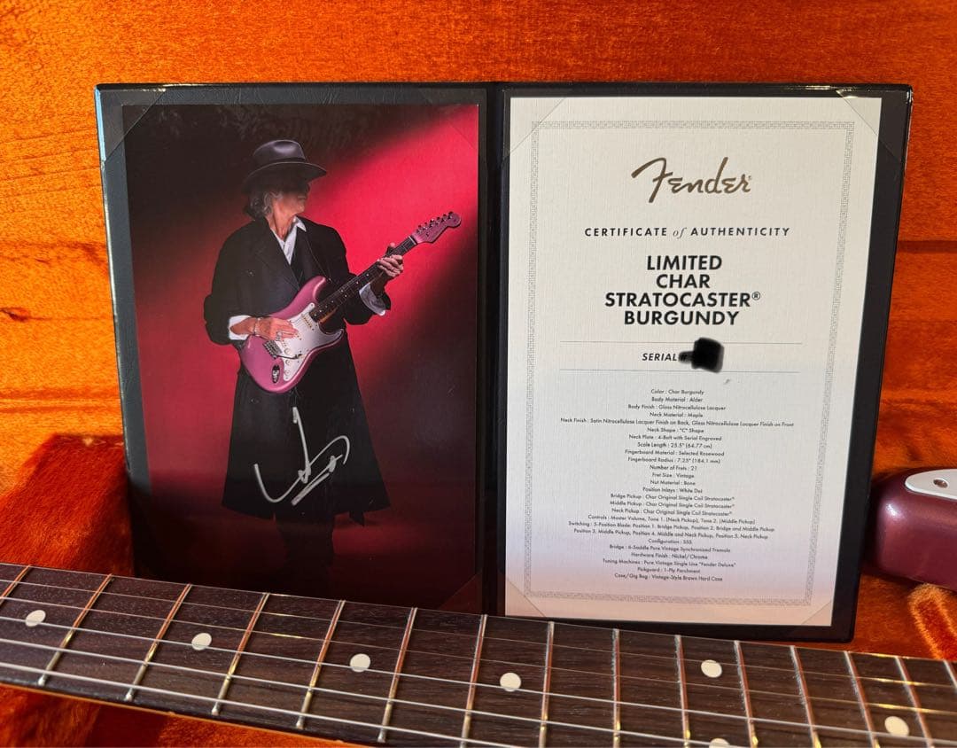 【限定超美品】2024年製 Limited Char Stratocaster