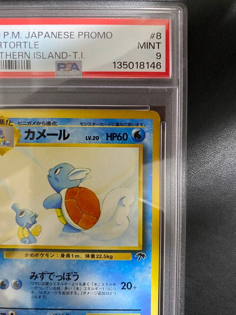 カメール サザンアイランド PSA9 旧裏 ポケモンカード