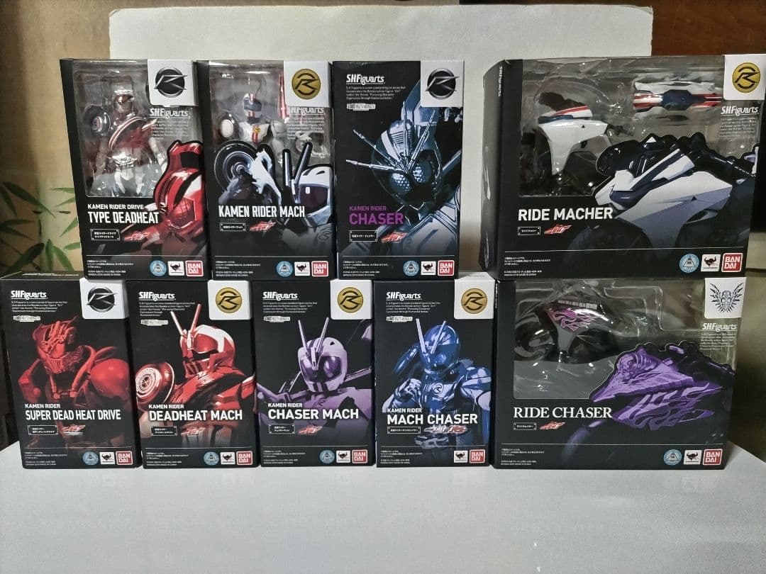 S.H.Figuarts 仮面ライダードライブ　マッハ　チェイサー　まとめ　×9