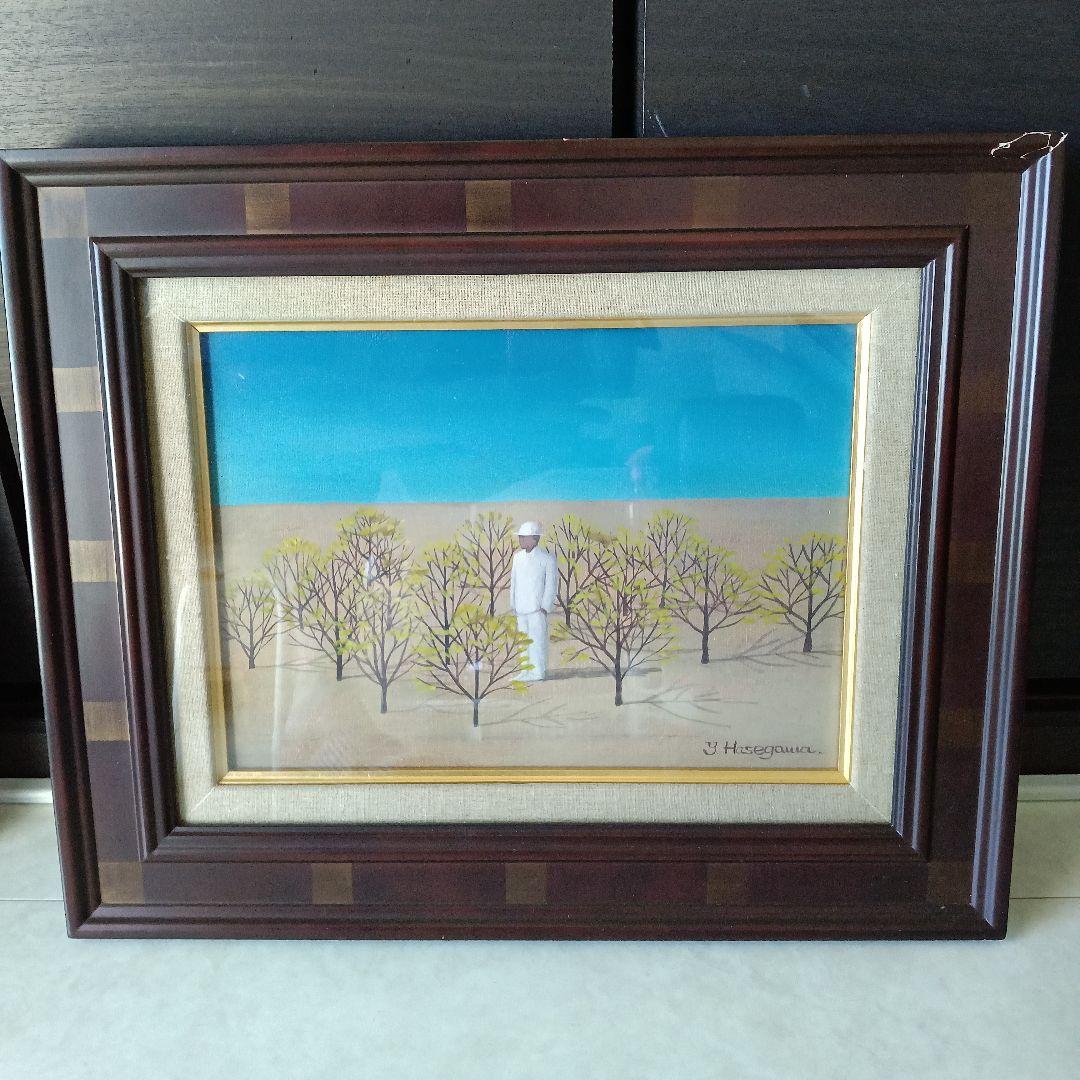 ４号　油絵　Y.Hasegawa　孤独