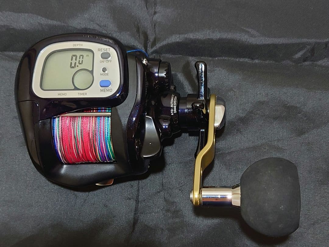 Daiwa TANASENSOR 400 両軸リール カラーライン#3付き