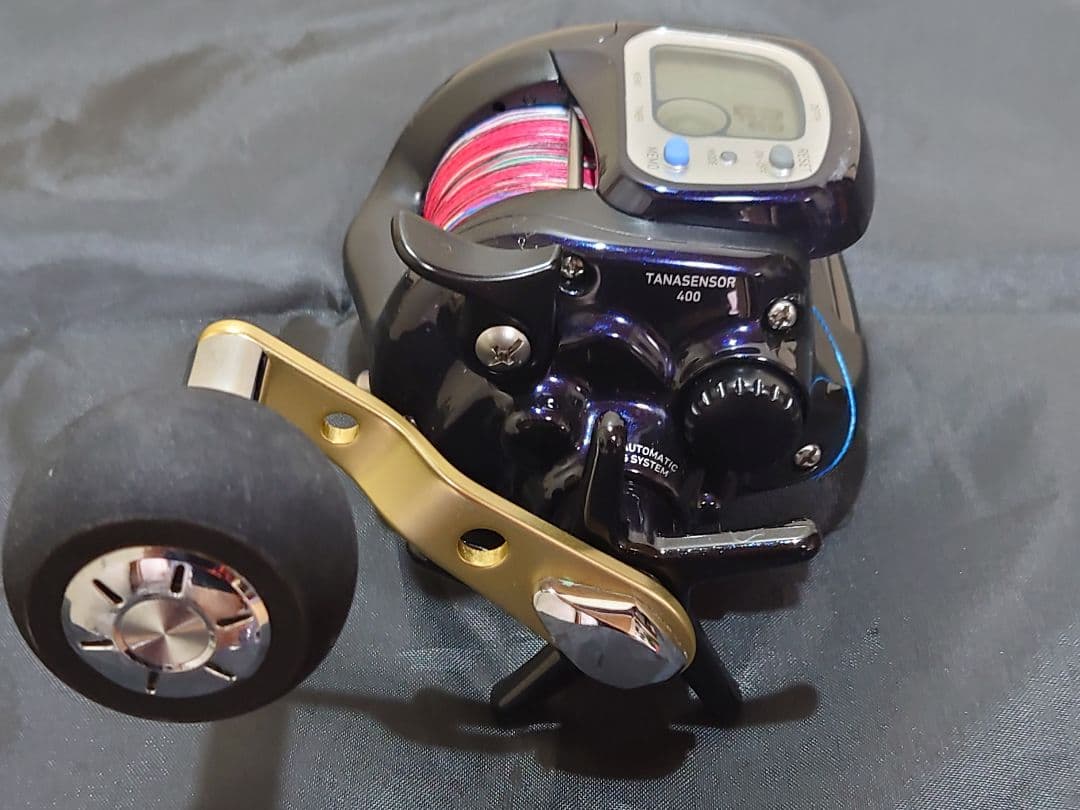 Daiwa TANASENSOR 400 両軸リール カラーライン#3付き