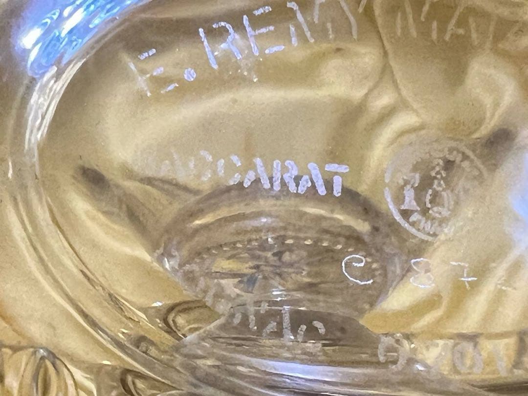 Baccarat バカラ　レミーマルタン　ルイ13世　空瓶　箱付き　グラス付