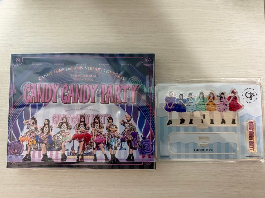 【新品未開封】CANDY TUNE 2周年記念ライブBlu-ray 特典付き