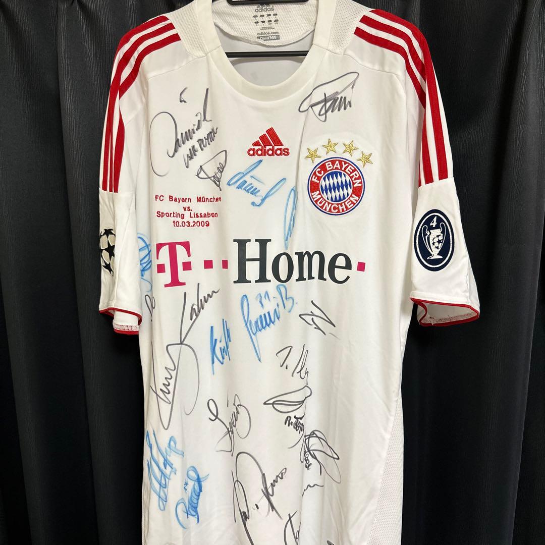 バイエルン・ミュンヘン　チームサイン　リベリ　ユニフォーム　サッカー　証明書付き