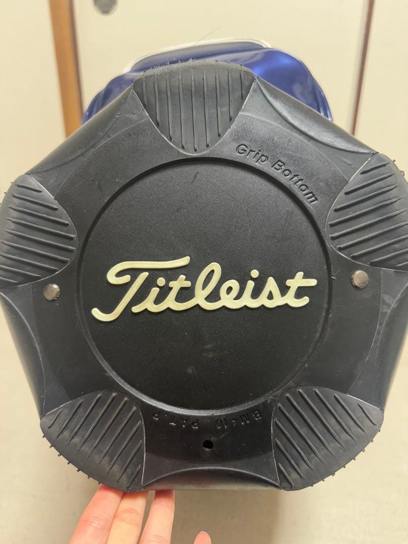 タイトリスト　ゴルフバッグ　紺　白