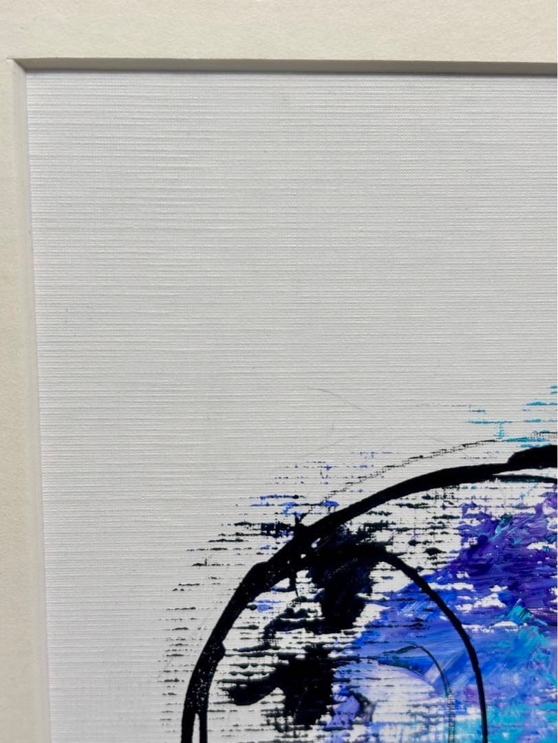 #津田耕「Jazzライフ」マイルス・デイヴィス　額装アクリル画