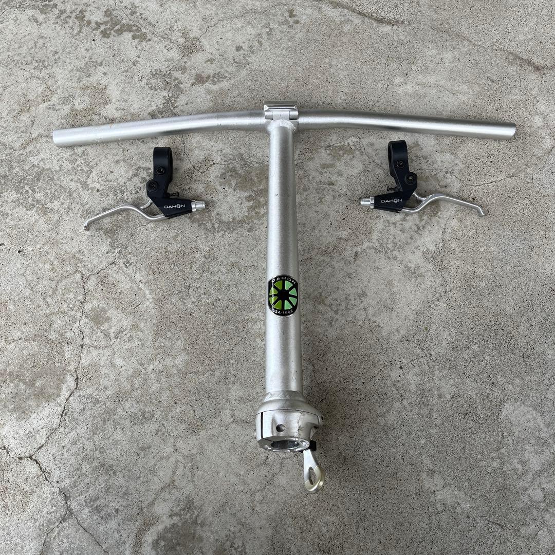 DAHON ダホン 純正品◾️ハンドルポスト ハンドル ブレーキレバー セット
