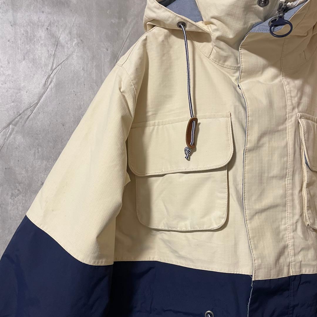 Burtonバートンスキーウェアスノーボードジャケットパーカーフード紺ネイビー白