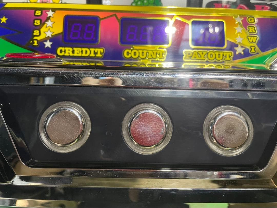 パチスロ実機　SアイムジャグラーEX-TP緑　不要機ボリューム調整付