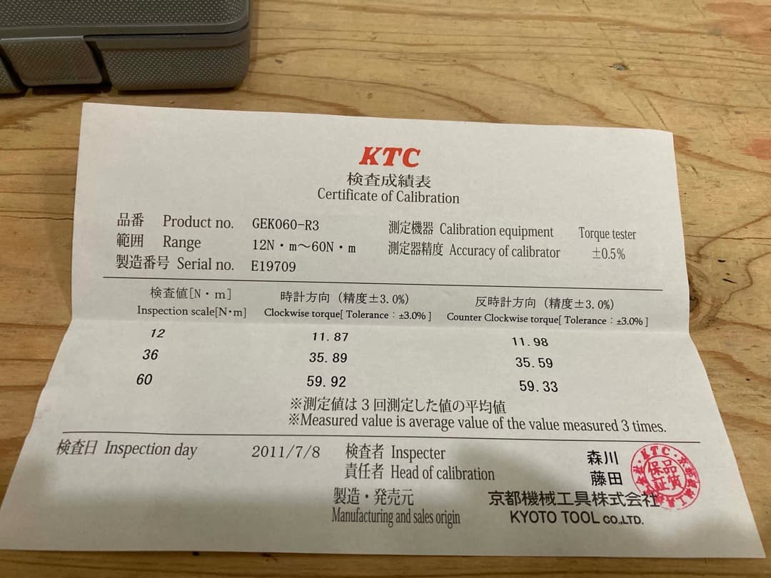 KTC デジラチェ　GEK060-R3