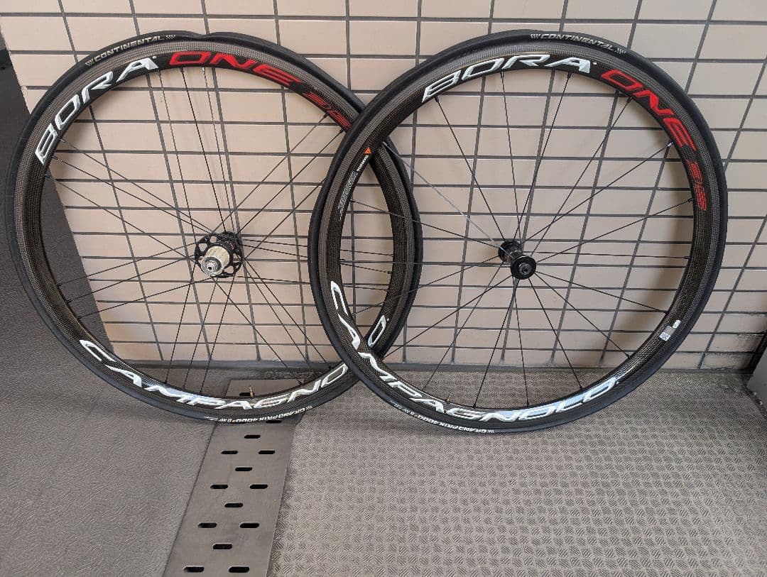 【美品】CAMPAGNOLO BORA ONE 35 クリンチャー バッグ付