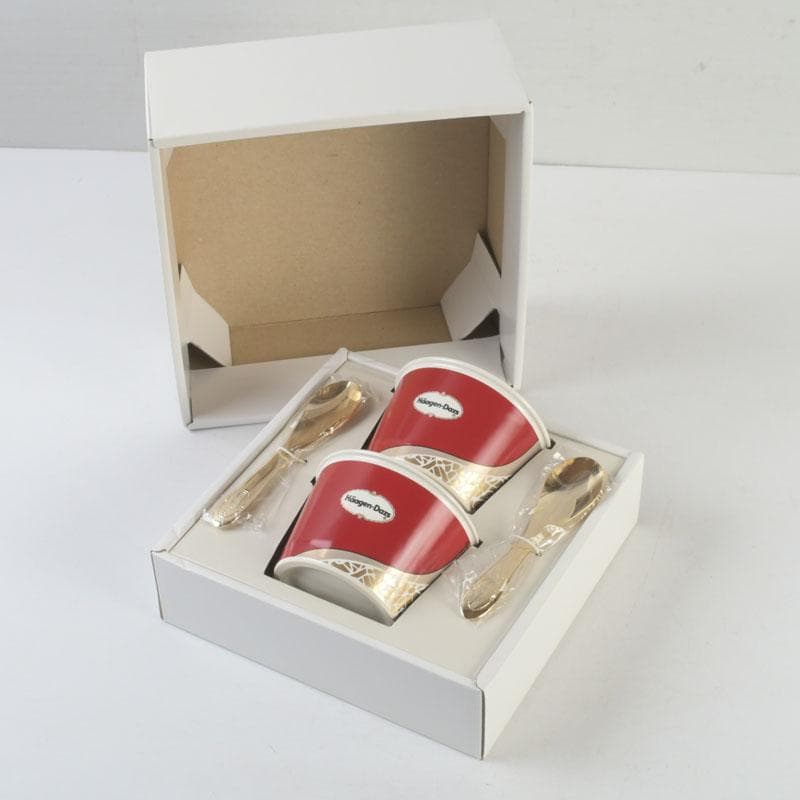 ハーゲンダッツ　スーパープレミアムクラブ　カップ＆スプーン　C　9370