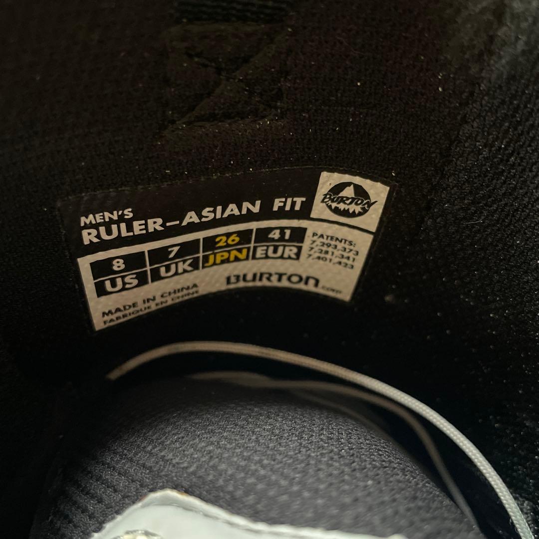 Burton Ruler-Asian Fit ブーツ 26cm ブラック