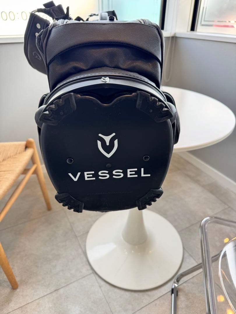 美品Vessel スタンドバッグ ブラック　キャディバッグ