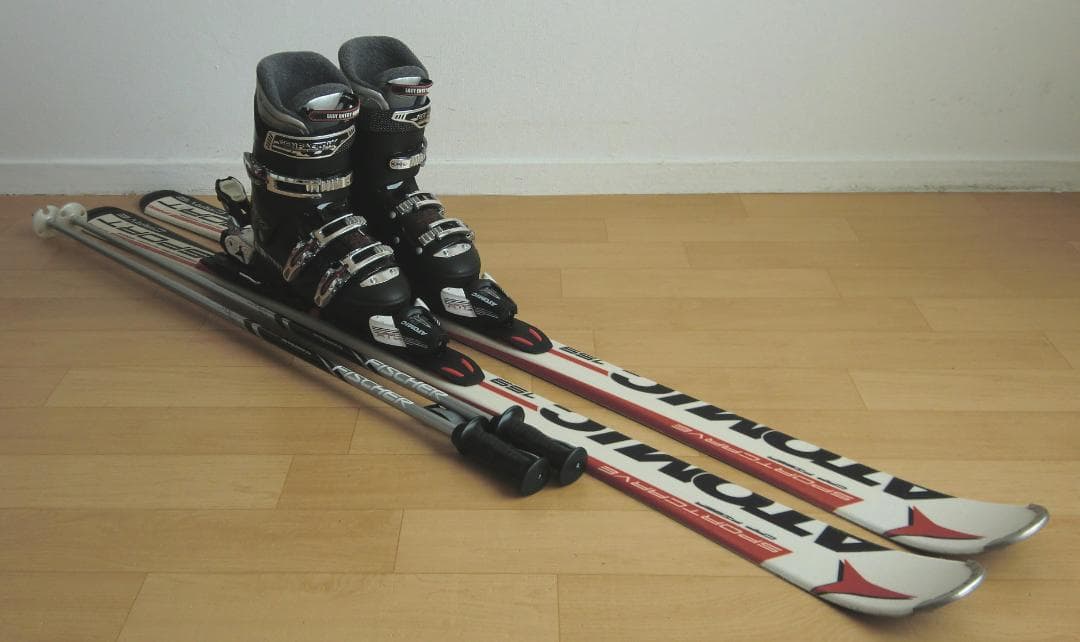 ■■送料無料■アトミック■メンズスキーフルセット■板159靴26.5■メンテ付■
