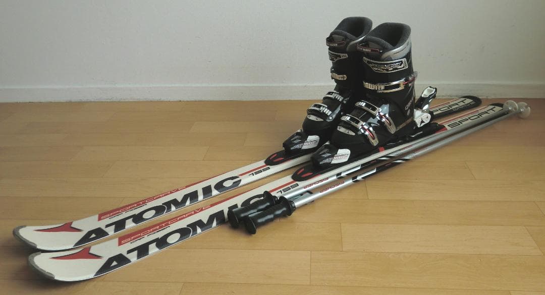 ■■送料無料■アトミック■メンズスキーフルセット■板159靴26.5■メンテ付■