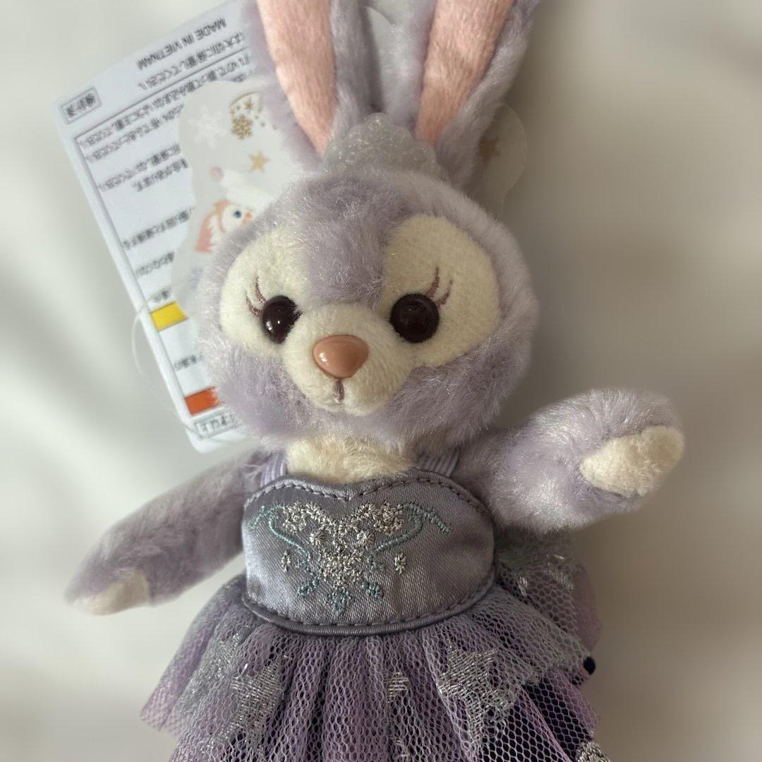 ダンシングスノーフレークス　ぬいぐるみバッジ　ステラルー　ダッフィー　リーナベル