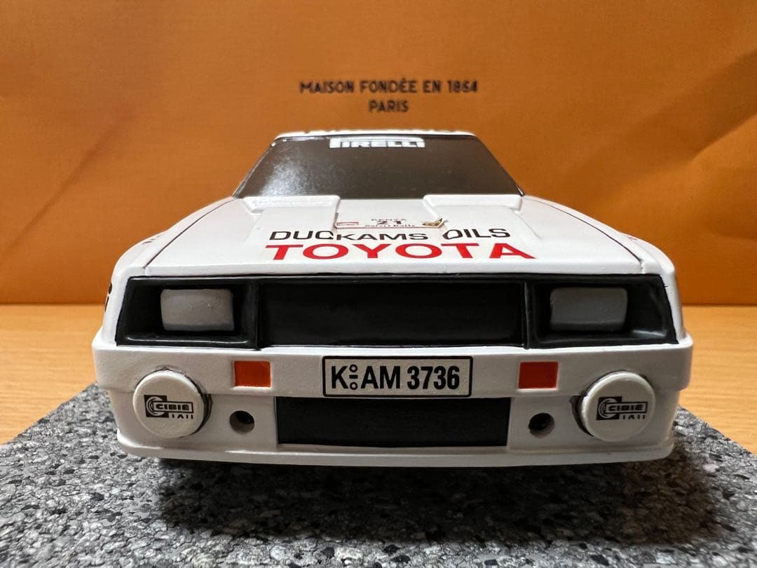 プラモデル　レジンキット　モデラーズ トヨタセリカ完成品 　ポスターパネル　車
