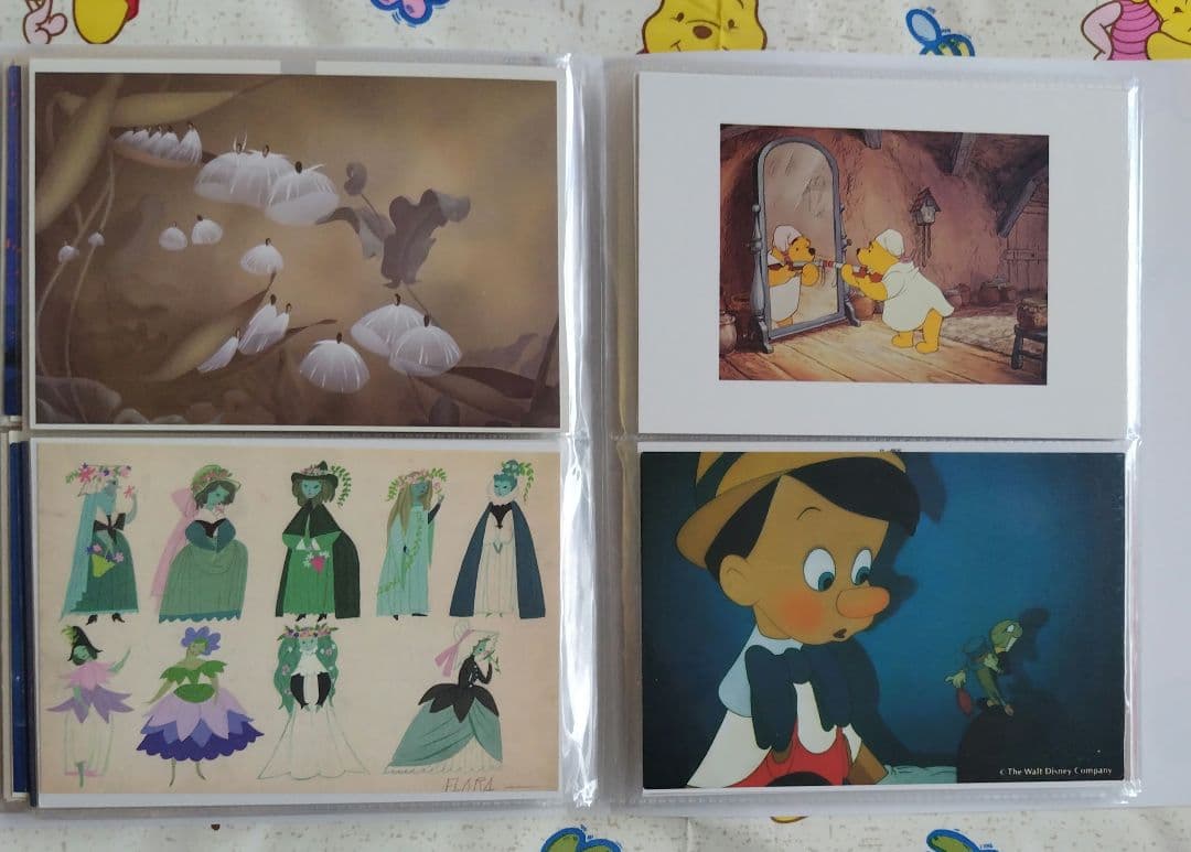 ディズニーポストカードまとめ売り　 （ファイル①）