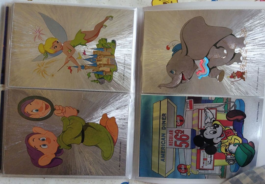 ディズニーポストカードまとめ売り　 （ファイル①）