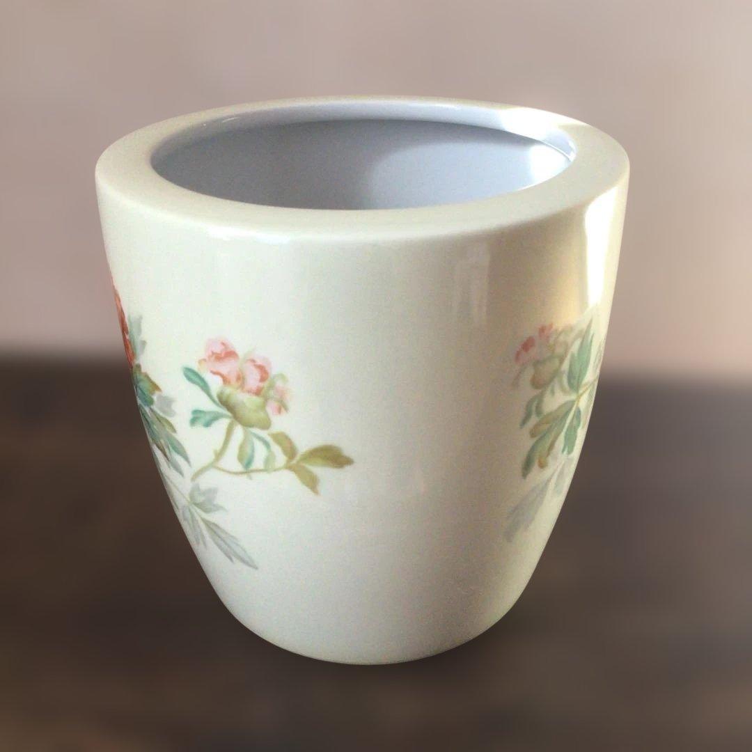 オールドノリタケ　 牡丹柄 　日陶印　火鉢