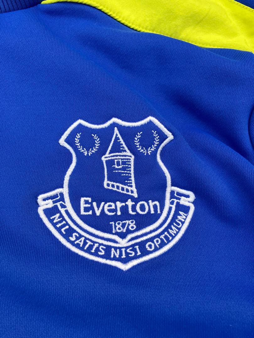 【希少デザイン】アンブロxエバートンFC スウェットシャツ　デカロゴ　L