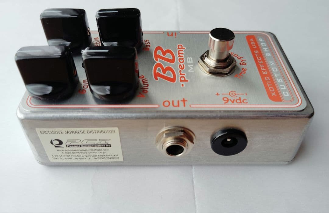XOTIC BB-Preamp MB ミッドブースト CUSTOM SHOP