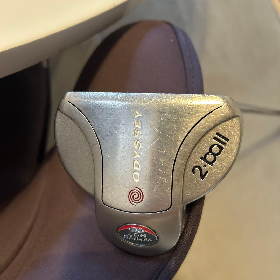パターオデッセイ2ボール＋カバー美品サンディレッド