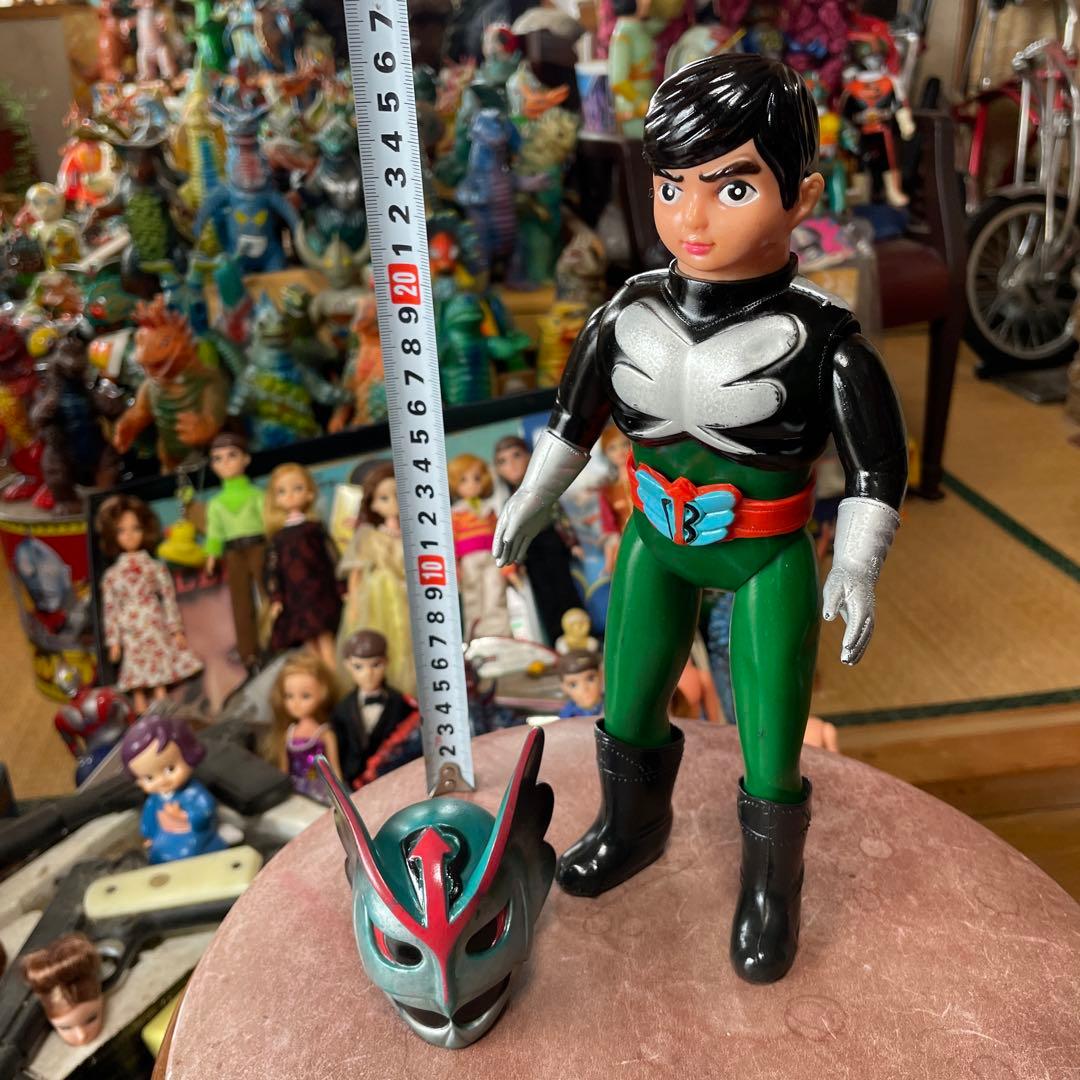 (夏休み企画) 極美品　当時物　バロムワン　旧バンダイ　面取れソフビ