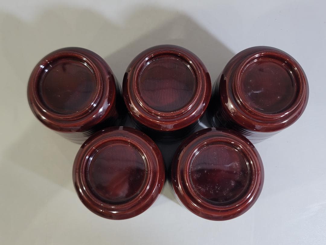 DT366 漆器 アソベ 波蒔絵 小吸物椀 未使用