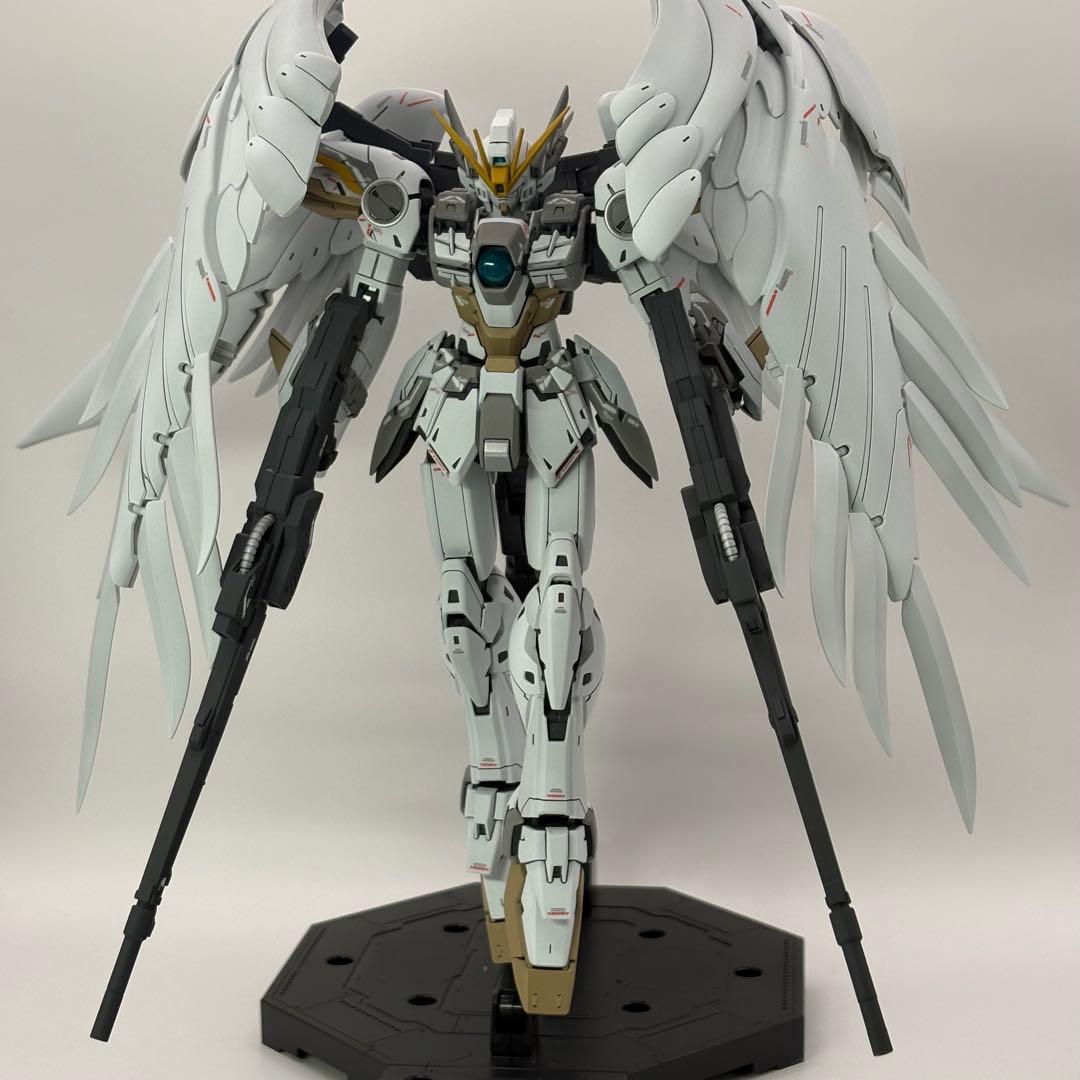 MGウイングガンダムゼロVer.Ka スノーホワイト　全塗装 完成品