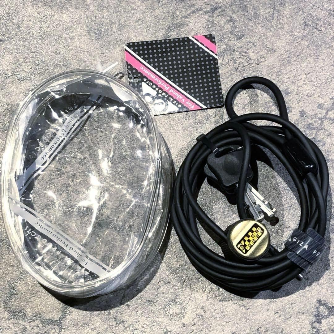 ギザプロダクツ 2m ダブルループ ワイヤーロック 自転車 ツーロック 鍵