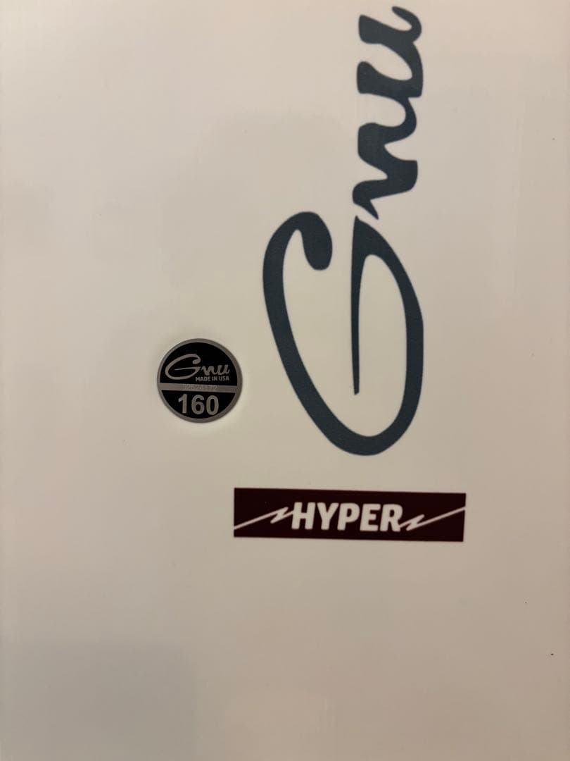 Gnu Hyper スノーボード ホワイト