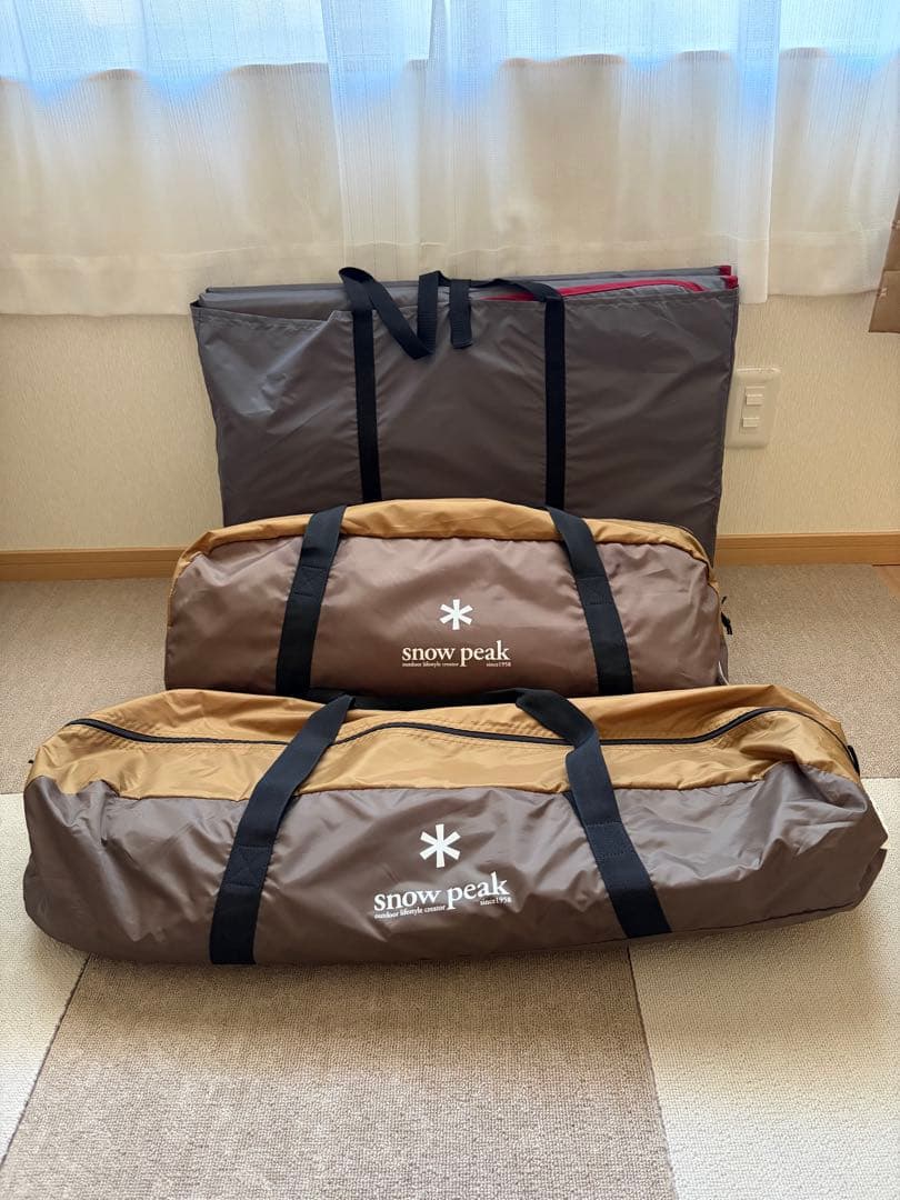 【未使用】スノーピーク エントリーパックTT 専用マットシートセット