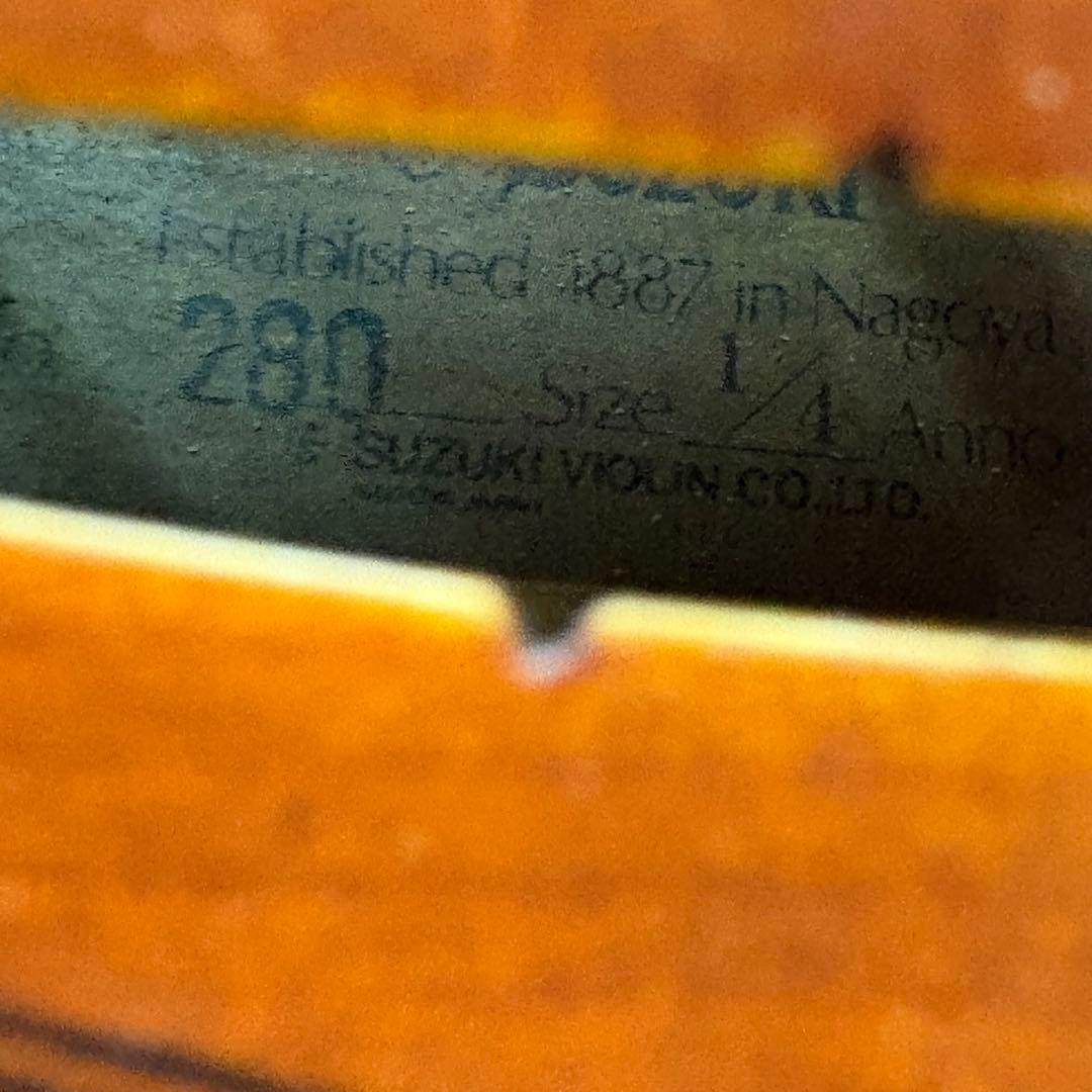 SUZUKI No.280 1/4 バイオリン