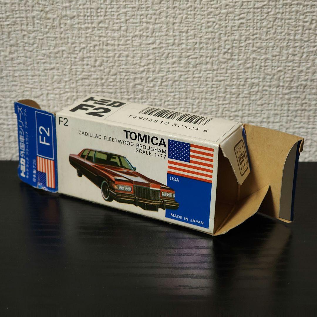 TOMICA　トミカ　キャデラック　フリートウッド メタ紫色　箱付き