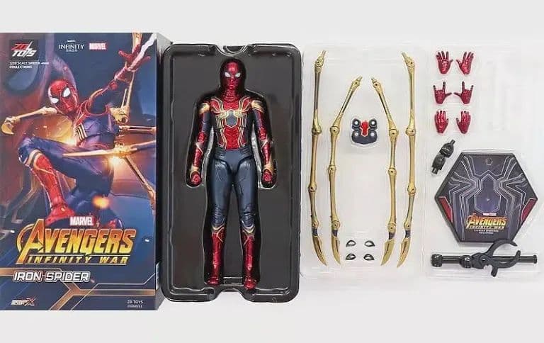 zd toys スパイダーマン アイアンスパイダー フィギュア マーベル
